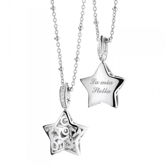 Collana Comete Donna in Argento Diamante 4.0 Ct GLA104 - GLA104